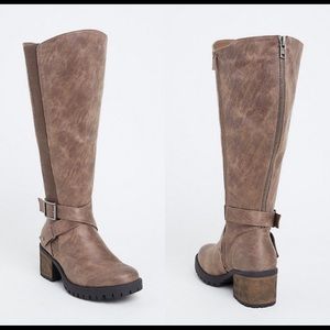 Torrid knee high boots extra wide calf